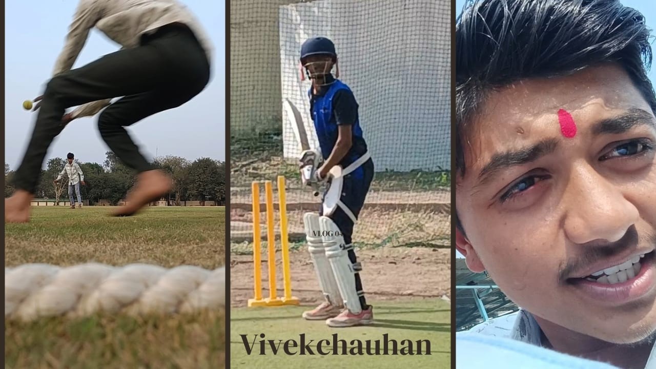 First time i will try proper cricket batting in net