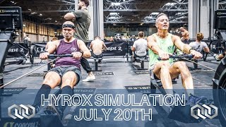 Hyrox Simulation July 20th.  Hyrox training at it's finest in this Full Hyrox Simulation Northwich