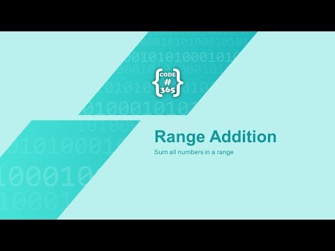 Array Range Addition C#