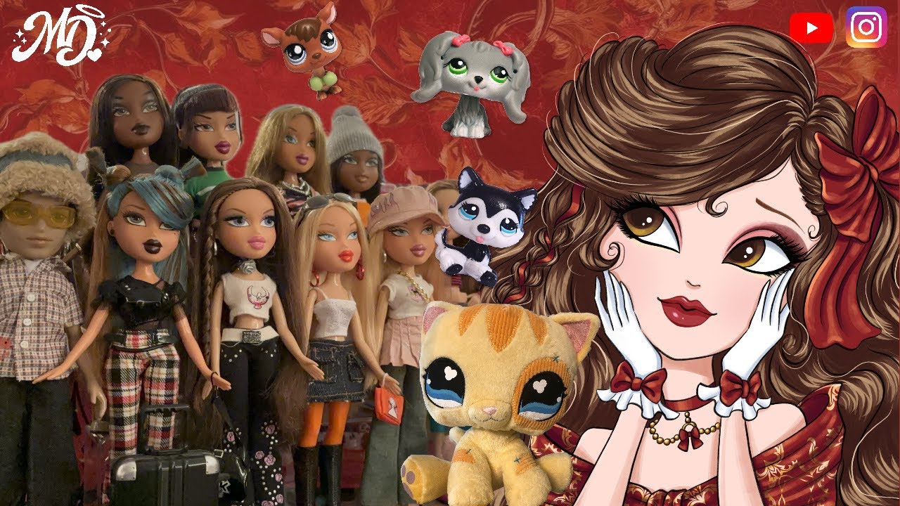 CLEANING UP BRATZ DOLLS AND ORGANIZING !!