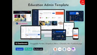 EduAdmin - Education Software Design Dashboards And Admin Panel