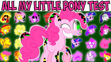 ALL MY LITTLE PONY TEST | FNF Character Test | Gameplay VS Playground