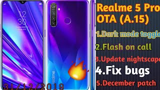 Realme 5 pro new software update A.15 | added flash on call | fixed camera bugs 🔥🔥 screenshot 5