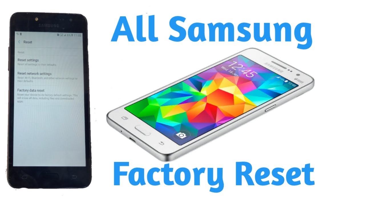 Hard Reset All Samsung Phone I Samsung Phone factory Reset I YouTube