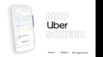 Overlap Components Over The Map Like Uber In Niotron, Kodular, MIT App Inventor.