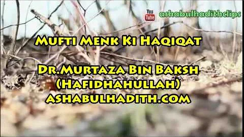 Mufti Menk Ki Haqiqat | Dr.Murtaza Bin Baksh