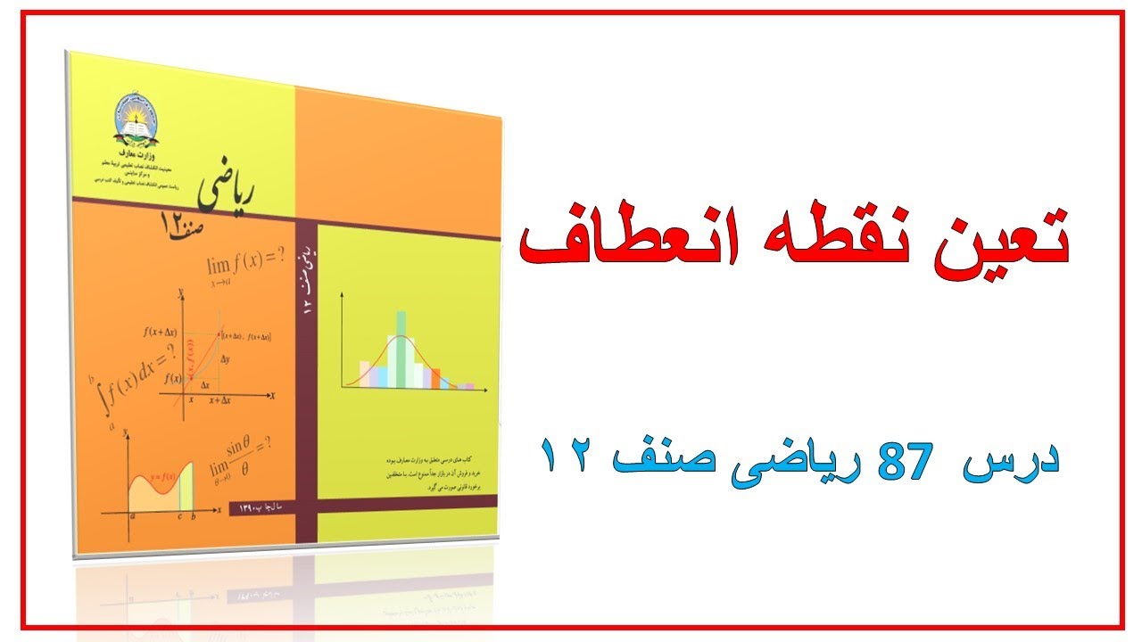 تعین نقطه انعطاف (درس 87)،ریاضی صنف 12