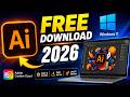 How to Download & Install Adobe Illustrator on Windows 10/11 (2026) 🎨 | Official Setup Guide