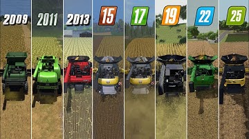 Fs09 vs Fs11 vs Fs13 vs Fs15 vs Fs17 vs Fs19 vs Fs22 vs Fs25 | Corn Harvesting