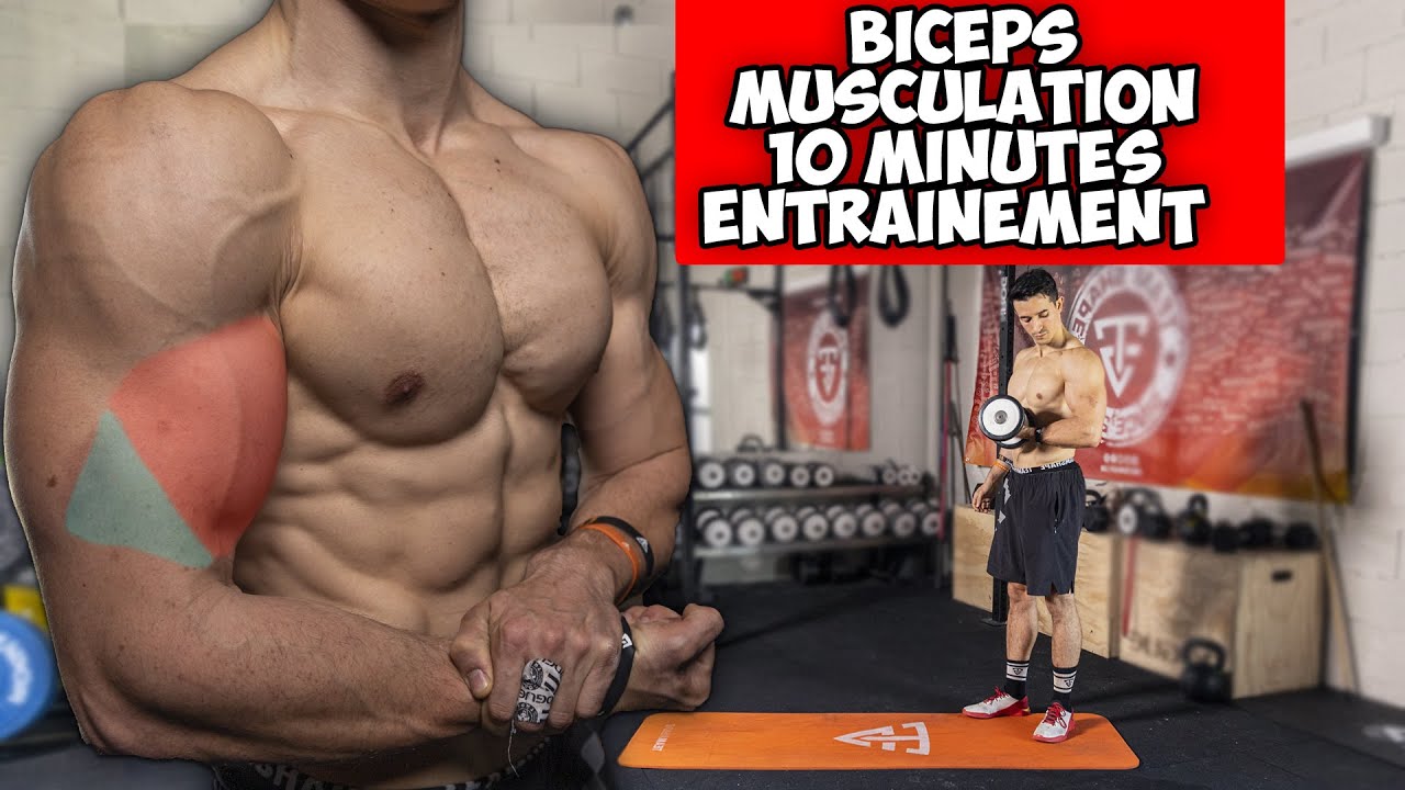 GROS BRAS MUSCULATION ENTRAINEMENT 10 MINUTES ! YouTube