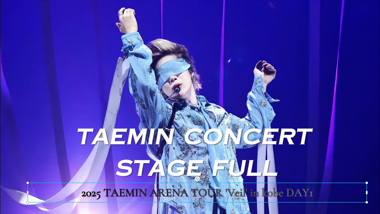[SUB KO,EN][4K] 251224 태민 아레나 투어 '베일콘' 인 고베 2025 TAEMIN ARENA TOUR 'Veil' in kobe Concert Stage FULL