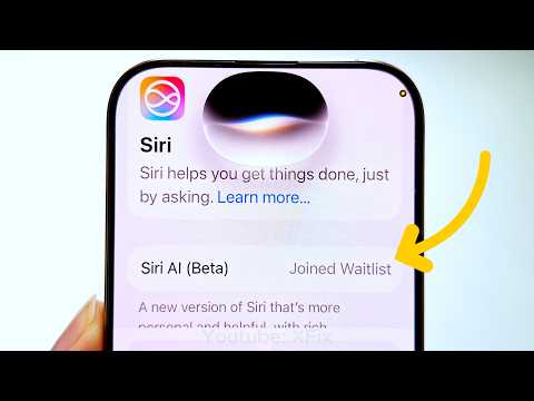 Fix Siri AI “Joined Waitlist” in 1 Minute!