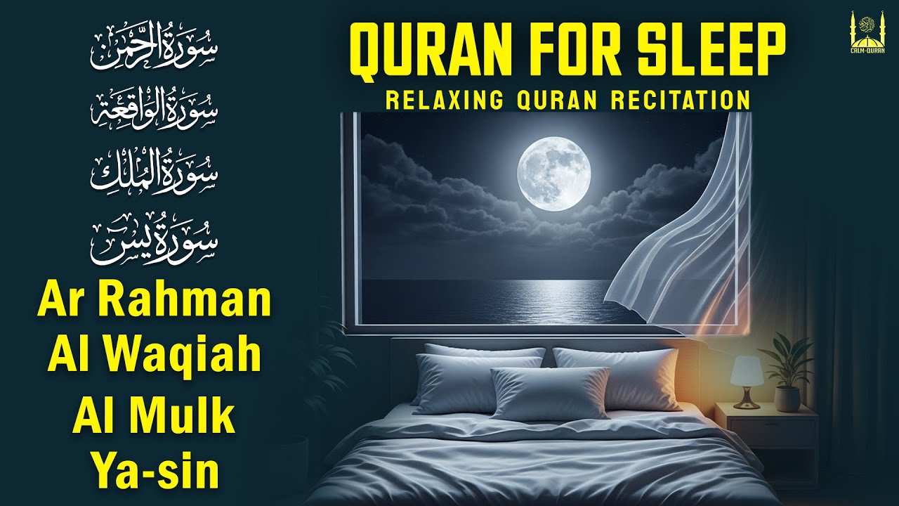 Quran For Sleep Beautiful Tilawat | Surah Yasin | Rahman | Mulk | Waqiah | Voice Touch Your Heart