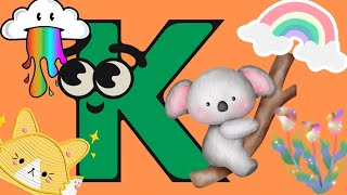 American sign language and Phonics Letter K ( Educational learning for kids)