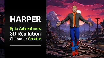A Harper 3D Character - The Ultimate 3D Character Pack for Character Creator 4 and Unreal Engine 5