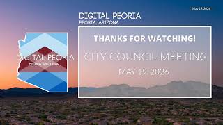 City of Peoria: City Council Meeting - May 19, 2026