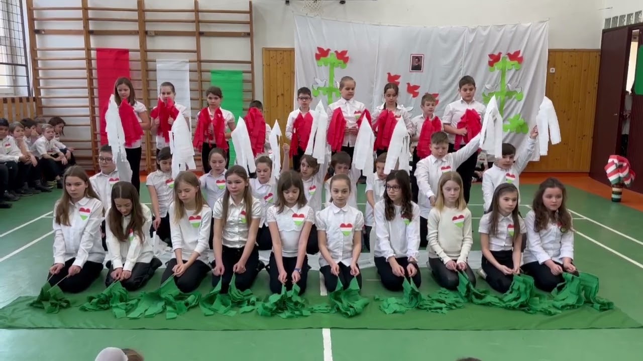 A Dabasi Kossuth Lajos Általános Iskola március 15-ei műsora 2023