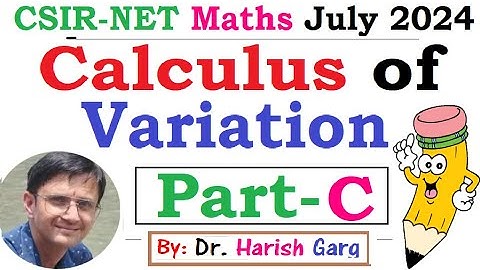 Calculus of Variations | Complete Solution | CSIR NET July 2024 Mathematics | Short Cut Tricks
