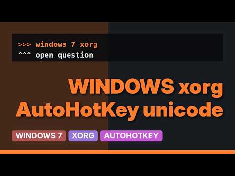 Using AutoHotKey to enter the unicode symbols on Windows 7 (2 Solutions!!)