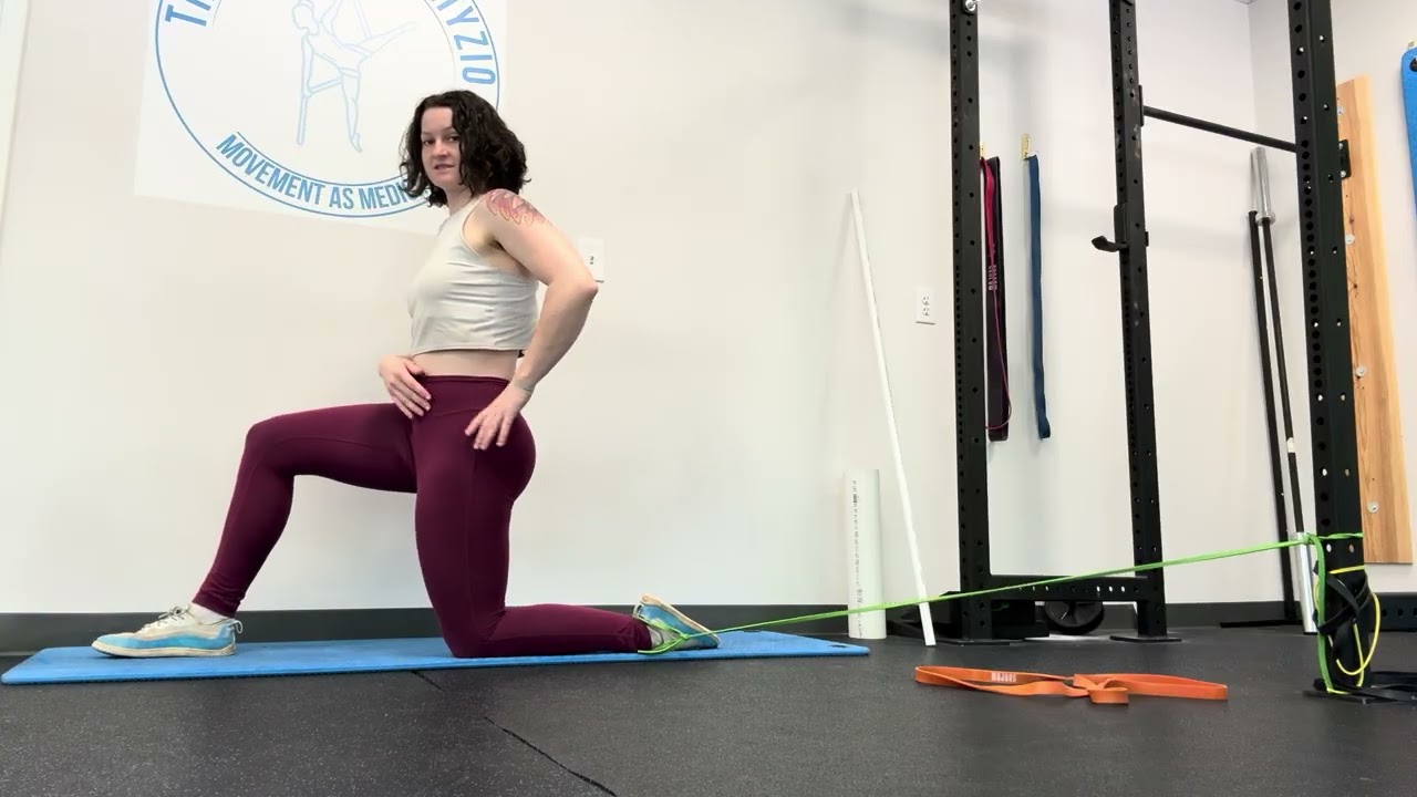 Hamstring Curl in Lunge Position