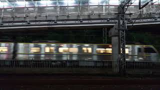 20211215 4027次EMU800型區間快車 汐科車站1A月台 列車通過 No.4027 Fast Local train Xike station platfrom1A Train pass