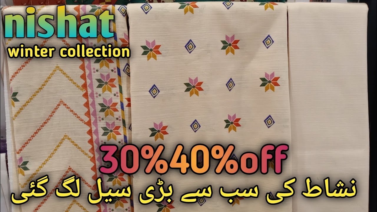Nishat winter clearance sale 2026 || nishat season end sale 2026😍💞