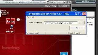 Bodog Datamining Guide - Learn To Use Bodog Hand Grabber screenshot 5