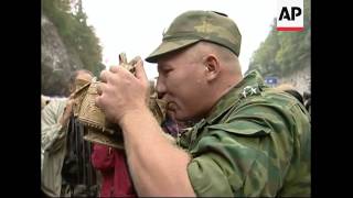 Russian troops arrive in North Ossetia after leaving Georgia Russian troops arrive in North Ossetia after leaving Georgia