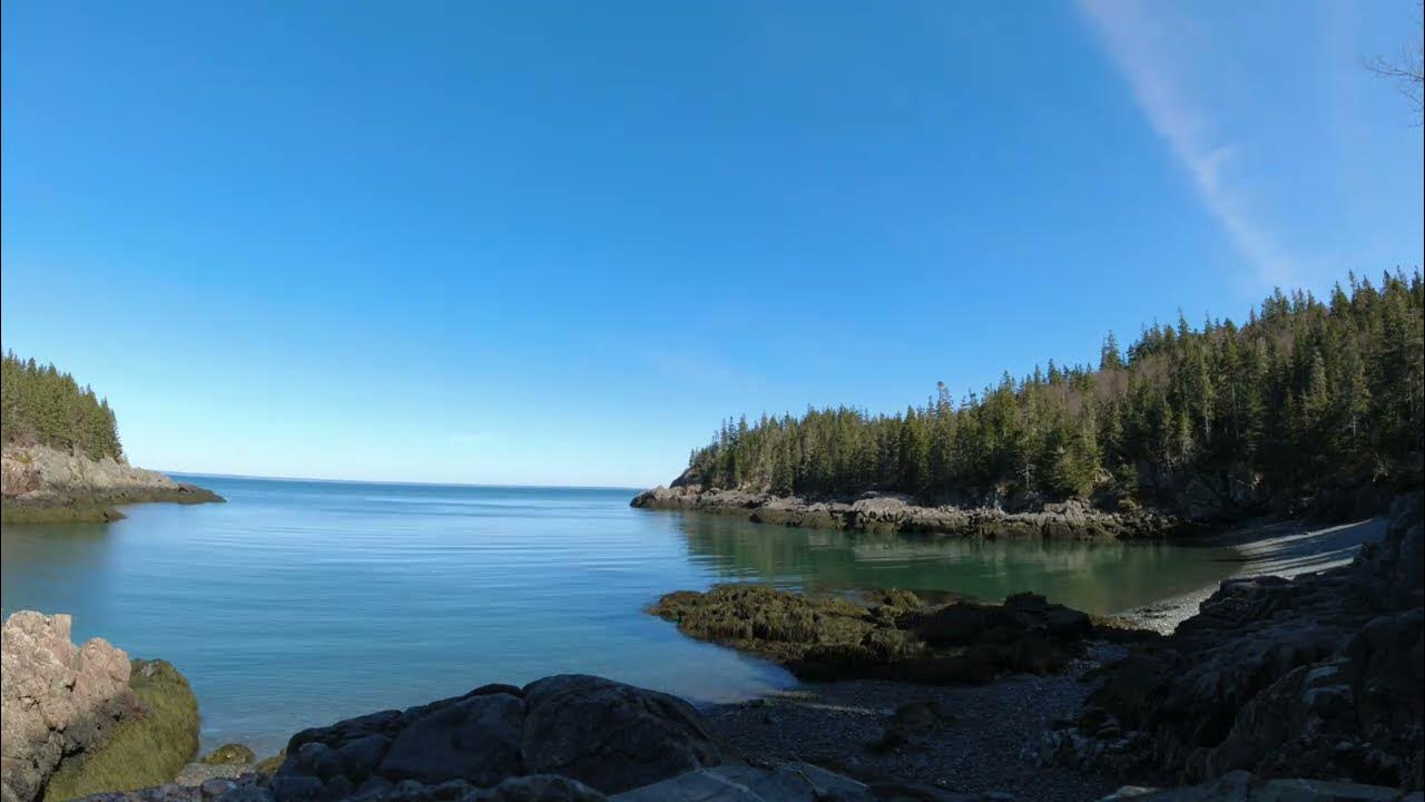 Bay Of Fundy Tides Long Point, Cutler Coast, Maine YouTube