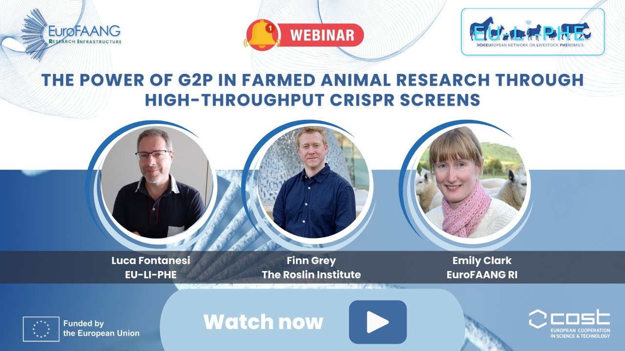 The Power of G2P in Farmed Animal Research Through High-Throughput CRISPR Screens