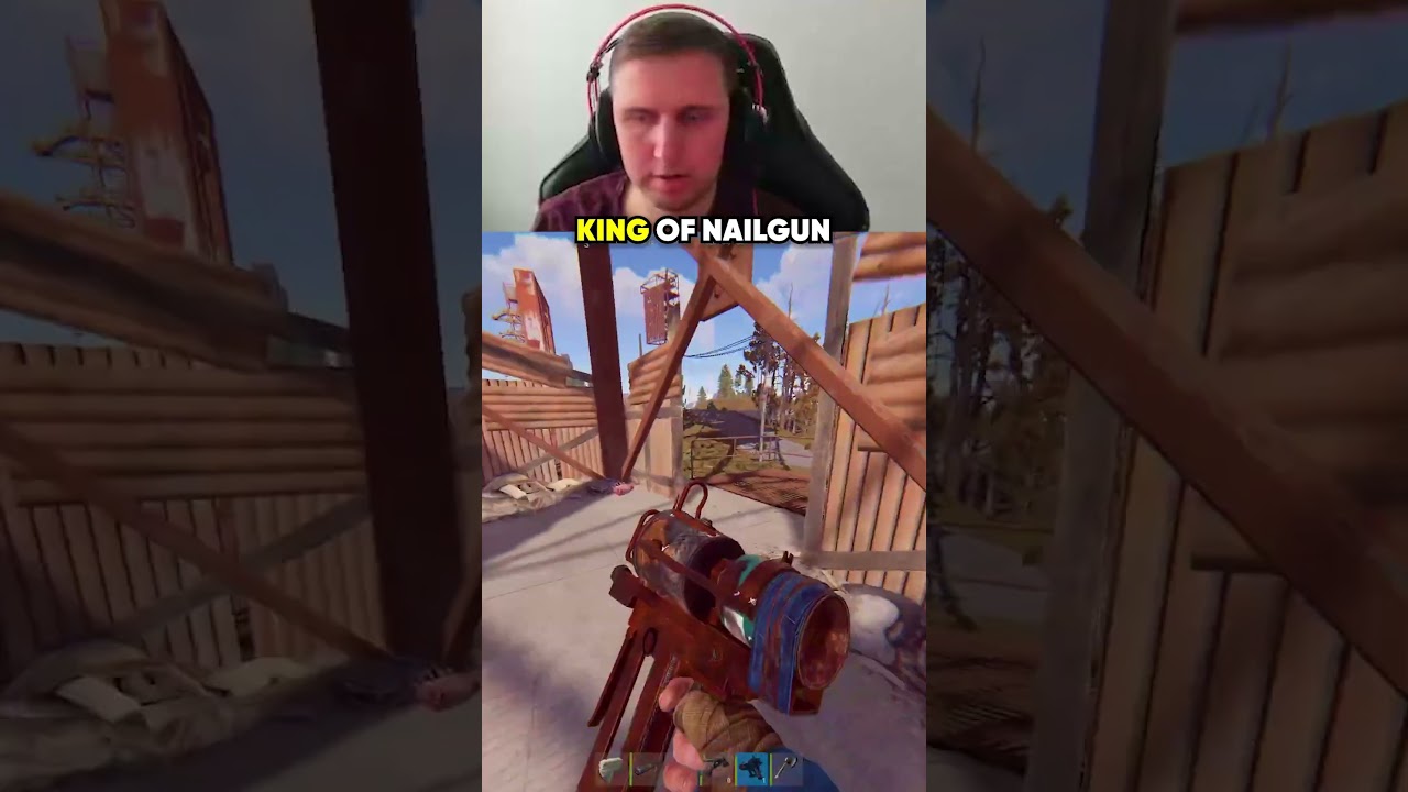 King of Nailgun 👑 #rust #shorts #trausi