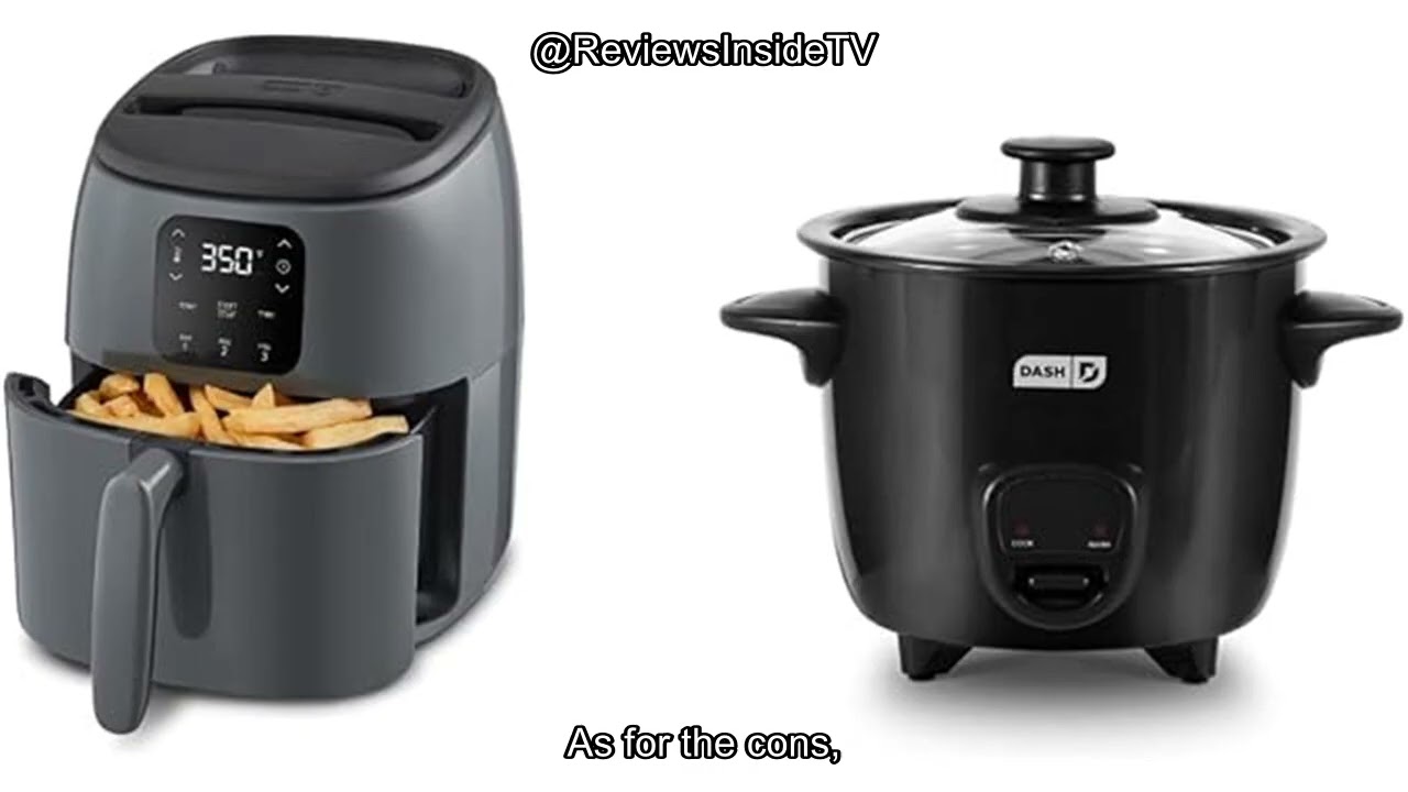 Обзор аэрофритюрницы и рисоварки DASH: стоит ли покупать ее для быстрого приготовления здоровой п...