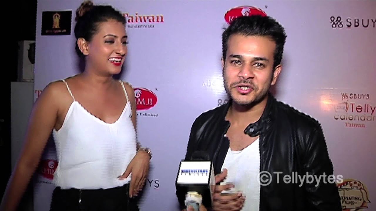 Aditi and Jay at Tellycalender 2016's pre launch bash