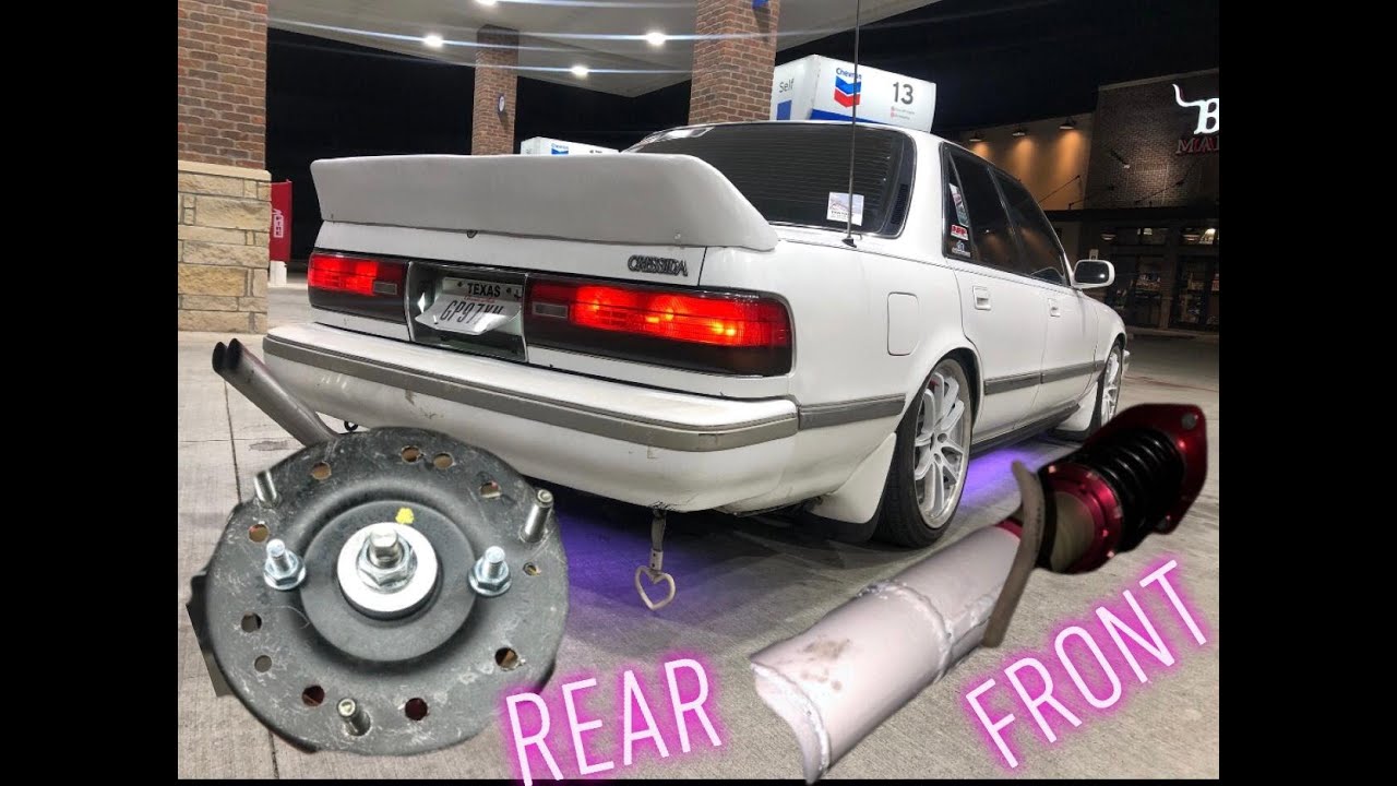 S13 Coilover Install on MX83 Cressida Complete Guide - YouTube