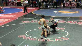 2014 OSAA 5A state wrestling tournament, Derrick Tollen vs Haidon Allen (St. Helens)