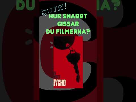 Quiz 6: Vilka filmaffischer?