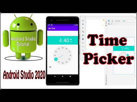 TimePicker  Android Studio Tutorial 2020 | Time Show in Android Studio | Project Bangla.