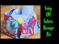 How To Make Fabric Storage Box/Fabric Basket Sewing Tutorial/DIY Fabric Storage Basket, Fabric Box 3