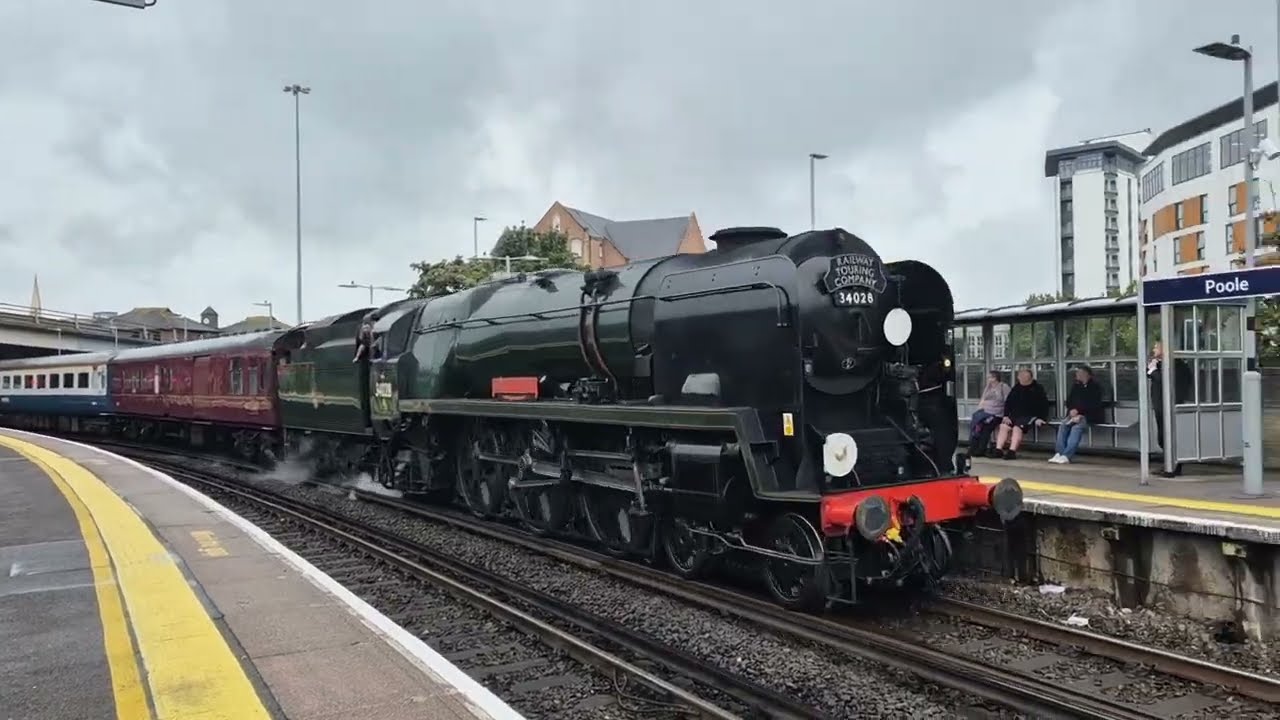 34028 Eddystone FAILS on her return to mainline service 