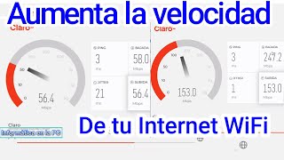 Como aumentar al doble la velocidad de mi internet WiFi (Haz ésto)