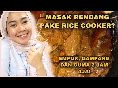 Resep Rendang Rice Cooker