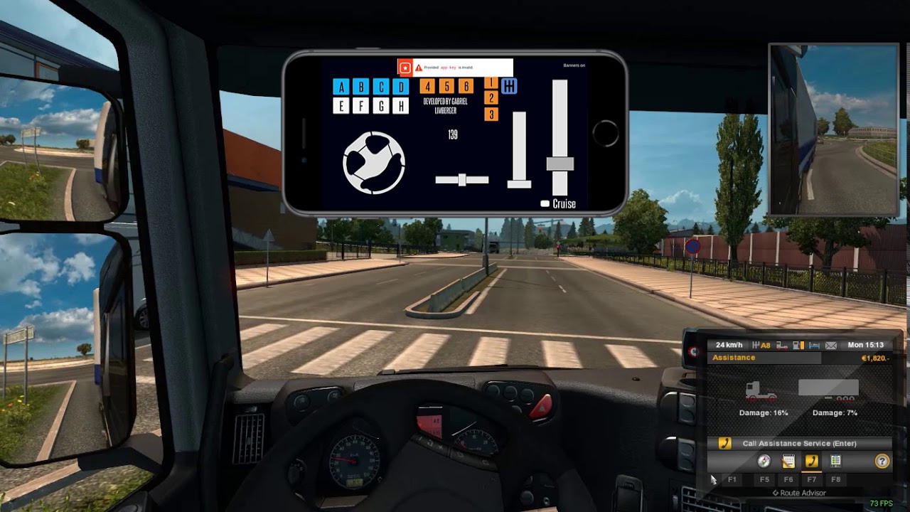 How play with 900 degrees steering wheel if you have android phone. YouTube