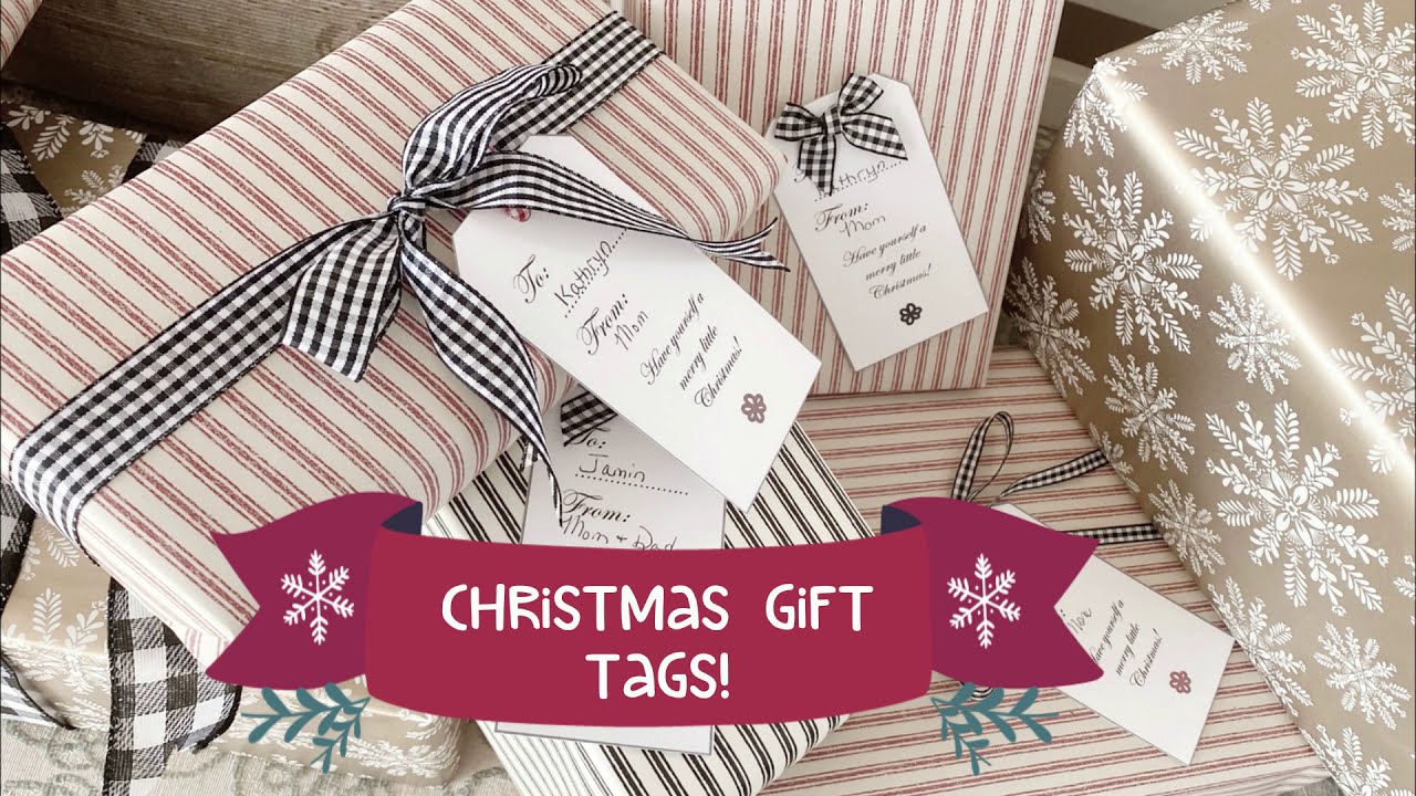 Free Christmas Gift Tags!