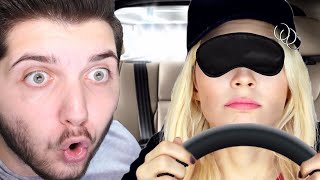 Duygu İle Gözümüz Kapali Araba Yarişi Ruffles Oyun Turnuvasi