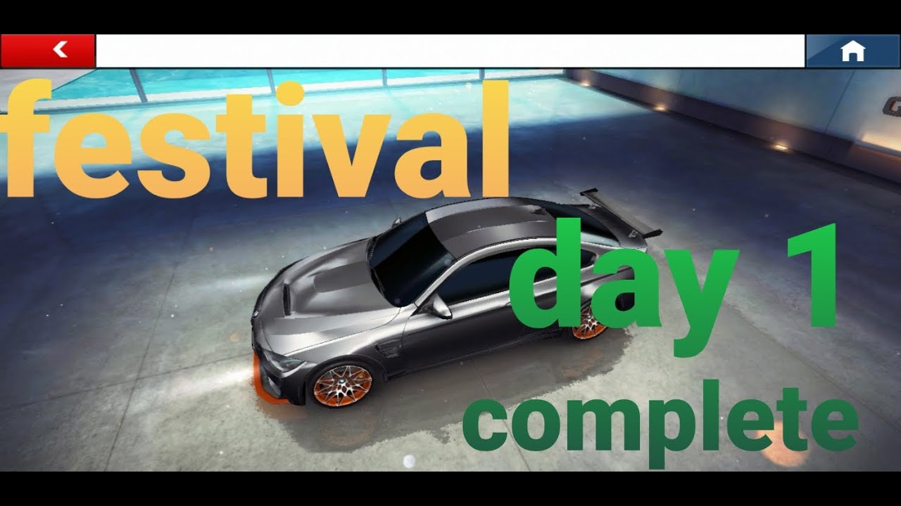 asphalt 8 festival day 1 complete