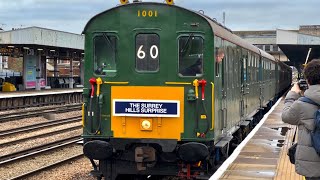 Class 201 Thumper 1001 on “The Surrey Hills Surprise” & Class 37 test train at Tonbridge | 06/01/23