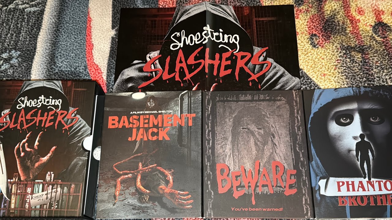 SHOESTRING SLASHERS Terror Vision Blu Ray Box Set UNBOXING Rare Movies Restored