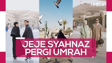 Potret Syahnaz dan Jeje Pergi Umrah