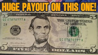 Huge Value For This Lucky 7 Banknote Serial Number I Found