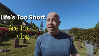 Lifes Too Short to Care: A Cemetery Visit & My New Vlogging Mindset (ace pro 2 vlog)